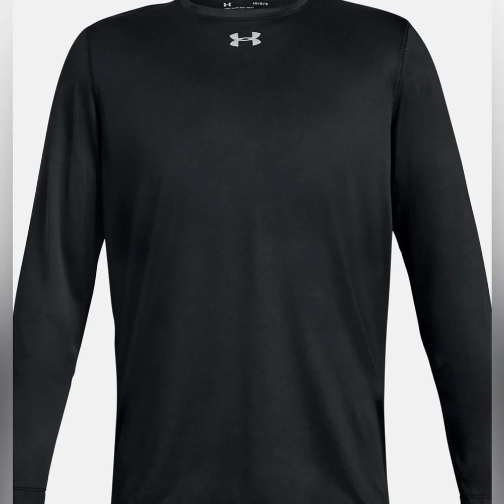 Under Armour Men's Black Long Sleeve Tee - Picture 2 of 3